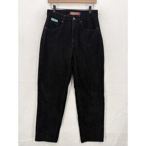 Empyre Pants Womens Sz 3 Black Corduroy Tori Baggy Straight Skater Y2K Retro